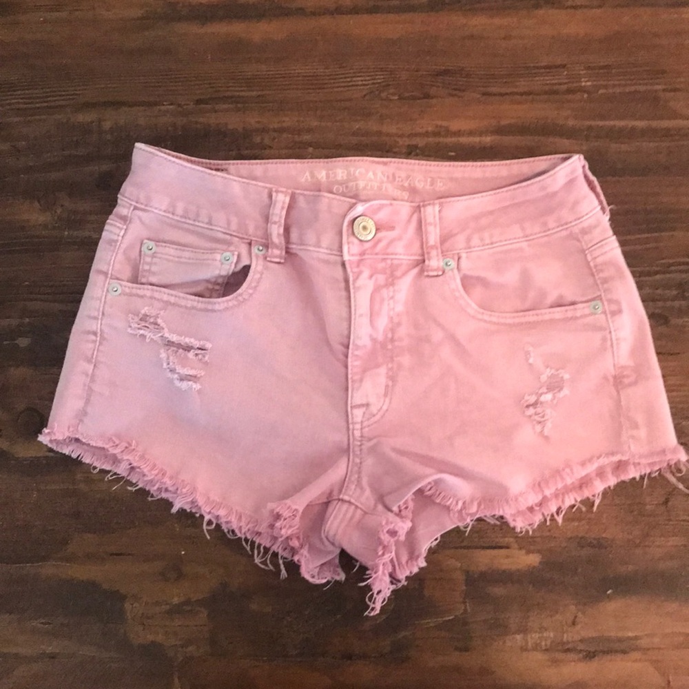 American Eagle hi-rise festival shorties
